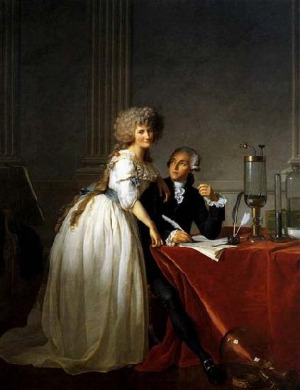 Jacques-Louis  David Portrait of Antoine-Laurent and Marie-Anne Lavoisier